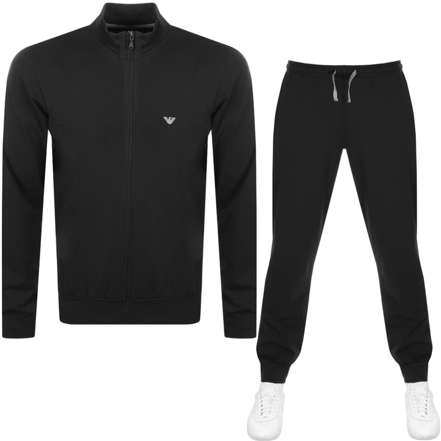 Alternative Image for ProductEmporio Armani Lightweight Lounge Tracksuit Black1